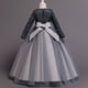 thumbnail image 4 of Elegante vestido de princesa de encaje, vestidos con bordados de flores para niñas, vestidos vintage para niñas, vestidos para fiesta de Navidad, vestido de baile rojo, 4 of 5