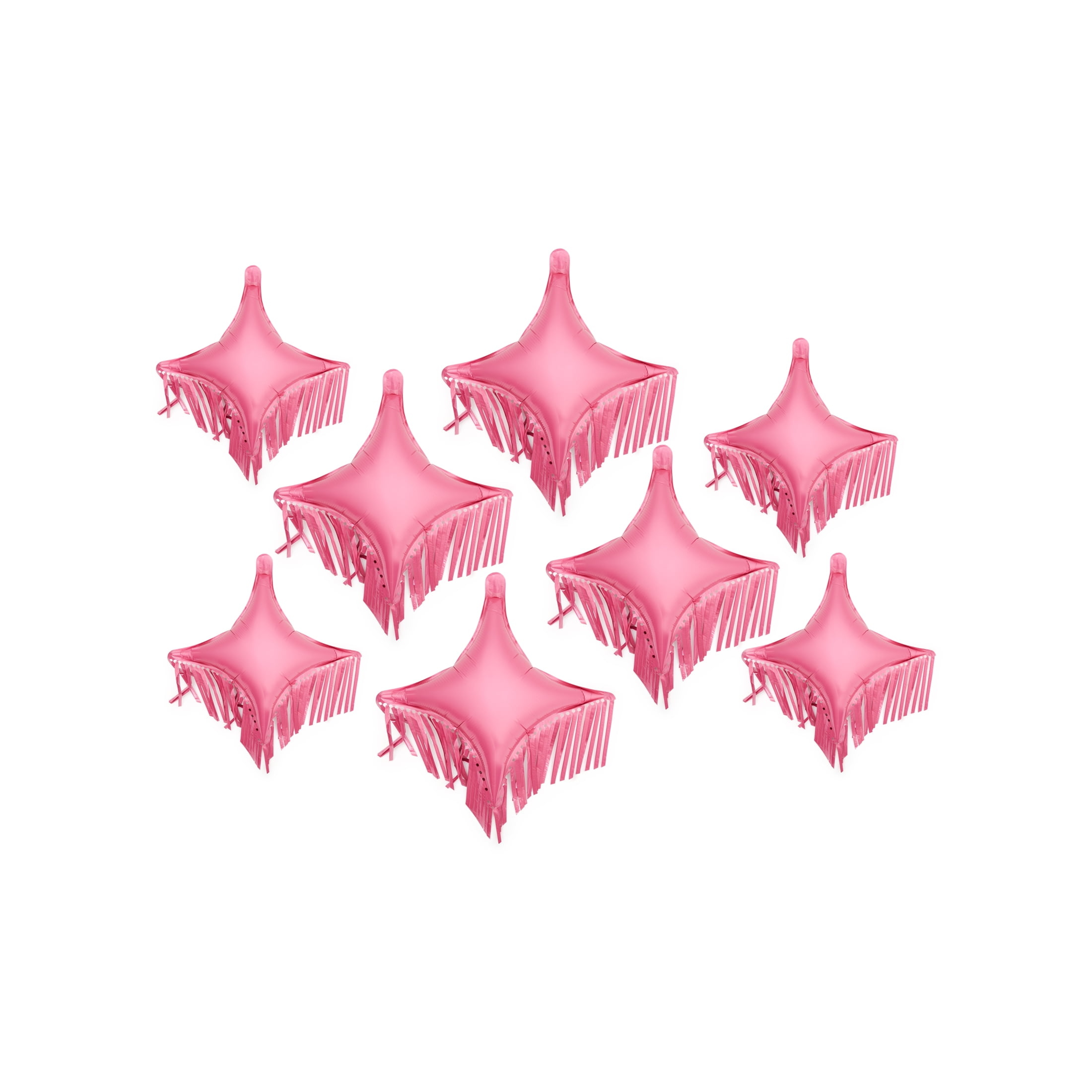 Packed Party Pink Sparkle Fringe Balloon Set