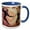 Blue/White, variant on 3drose, Details of Painted Models of Ancient Greek Amphora, 11oz Two-tone Red Mug