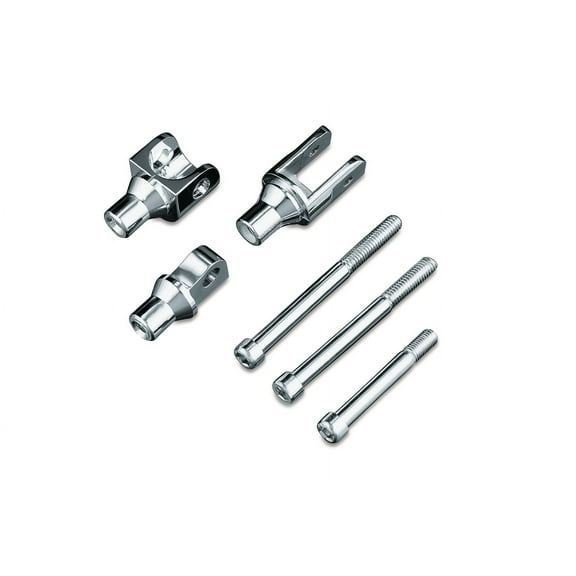 Kuryakyn Tapered Peg Adapters, Male Mount, Chrome