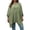 Green, variant on Women's Plus Size Casual Round Neck Top, Loose Fit Batwing Sleeve Blouse, Stylish Layered Hemline Pullover, Flattering Oversized Asymmetrical Tunic Summer Shirt