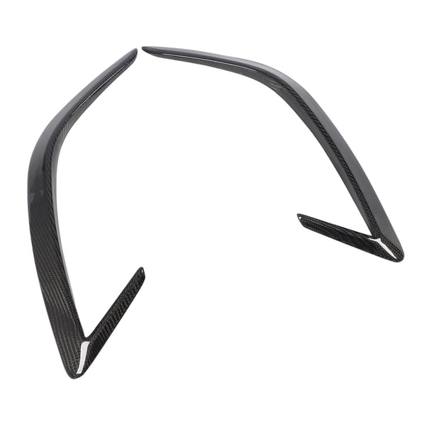 Cuchillo de viento del parachoques Trasero, Izquierda a la derecha 1 par fibra de carbono reduce la resistencia al viento spoiler de ventilacia de aire del parachoques Trasero