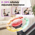 thumbnail image 3 of LEZEE Exercise Bike Indoor Cycling Bike Adjustable Resistance for Home Workout Use Max Weight 300 lbs with Extra Comfort Seat, 3 of 11