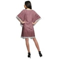 thumbnail image 4 of Moomaya Robe Courte de Caftan de Plage, Robe de Couverture Imprimée, Kaftan pour Femmes, Tenue de Plage, Couverture, 4 of 4