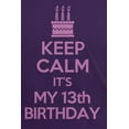 thumbnail image 4 of Old Glory Youth Keep Calm 13th Birthday Girl Short Sleeve Graphic T Shirt, 4 of 6