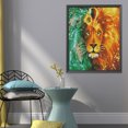 thumbnail image 4 of Cuadros Decorativos Kits de punto de cruz de arte estampado de 11 quilates costura de mosaico con estampado de animales DIY Tmvgtek embutido en tela, 4 of 9