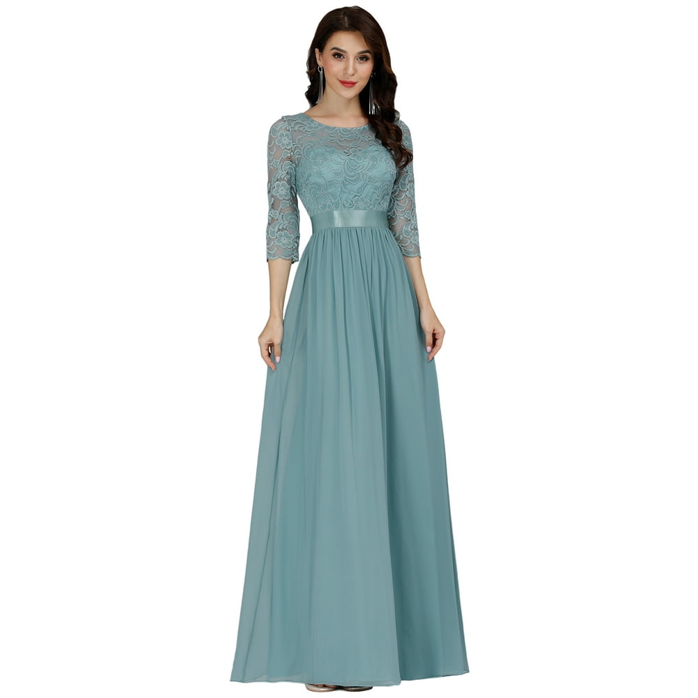 Dusty Blue Mother Of The Bride Dress Ever-pretty - Ever-Pretty Womens Plus Size Mother of the Bride Dresses