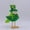 A, variant on St. Patrick's Day Green Bird Figurine with Shamrock Top Hat & Bow Tie, Festive Irish Holiday Tabletop Decor, Lucky Clover Themed Plush Bird Ornament for Home, Party, Mantel, and Shelf Display