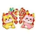 thumbnail image 3 of 2 pegatinas para puerta de Año Nuevo, pegatinas para puerta de pared del año lunar chino, Año Nuevo chino Estilo B, 3 of 9