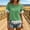 Green, variant on Molidfa Women's Burger Graphic Tee Crew Neck Short Sleeve Regular Fit Casual Lightweight Summer Top