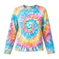 thumbnail image 5 of IMENGL Womens Long Sleeve Top Casual Tie Dye Sweat Neck Pullover Loose Basic Long Sleeve Shirts for Women,M-XXXXL, 5 of 5