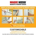thumbnail image 3 of Magic Mesh Magnetic Window Screen, 3 of 6