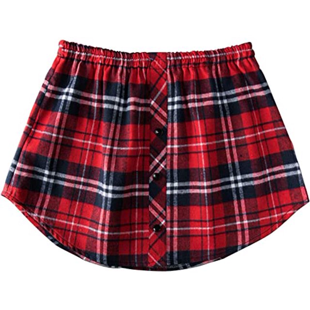 Adjustable Layering Fake Top Lower Sweep, Skirt Half - Length Splitting A Version Mini Skirt Shirt Extenders