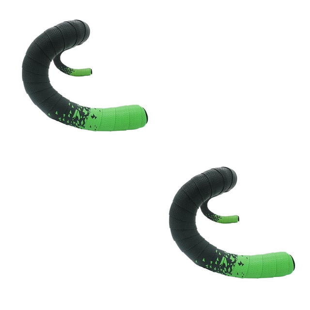 Eigraketly Bike Handlebar Tape Anti-Vibration Handle Wrap Plug End Belt w/ Type2 NO2