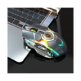 thumbnail image 2 of Souris de Jeu Sans Fil Rechargeable 2.4G Silencieuse Rétroéclairage LED pour Ordinateurs Portables/ordinateurs - Noir, 2 of 5