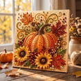 thumbnail image 5 of Halloween Diamond Art Kits for Adults Fall Pumpkin Sunflower 5D Rhinestone Painting Acrylic Shiny Resin Diamonds for Home Decor Wall Art Beginner Crafts & Seasonal Party Gifts by MPOISVA, 5 of 8