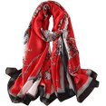 thumbnail image 1 of LAICAIW Silk Scarf 100% Mulberry Silk Fashion Scarves Long Lightweight Shawl Wrap u2026, 1 of 7