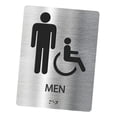 thumbnail image 2 of Letrero de baño, letrero de baño, tablero de señalización, letrero de baño , letrero de inodoro moderno para hombres y mujeres, supermercado, Estilo A, 2 of 8