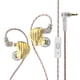 thumbnail image 5 of Inteprter Auriculares para teléfono inteligente con cable de 3,5 mm y 0,75 mm con cancelación de ruido Auriculares para teléfono con cable Oro con micrófono 2Conjunto, 5 of 6