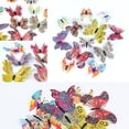 thumbnail image 3 of 24 piezas de decoraciones de pared de mariposas, 3 of 6
