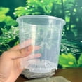 thumbnail image 4 of KGJQ Clear Plastic Orchid Pot with Saucer, Plant Pot with Drainage Holes, Ventilated Flower Pot for Rose, Phalaenopsis, Seedings, 4 of 8