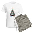 thumbnail image 5 of CafePress - Bernese Mt Dog Xmas Tree Pajamas - Women's Short Sleeve Print T-Shirt and Pants Light Cotton Pajama Set, 5 of 7