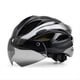 thumbnail image 1 of Casco de Bicicleta, Casco de Bicicleta con Gafas de Luz Trasera Casco de Bicicleta de MontañA Ajustable para Adultos Hombres Mujeres Gris, 1 of 7
