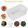 thumbnail image 4 of Ceramic Sugar Packet Holder White For Household Users On Dining Table 2Pcs 3.7X2.8X2.0In, 4 of 9