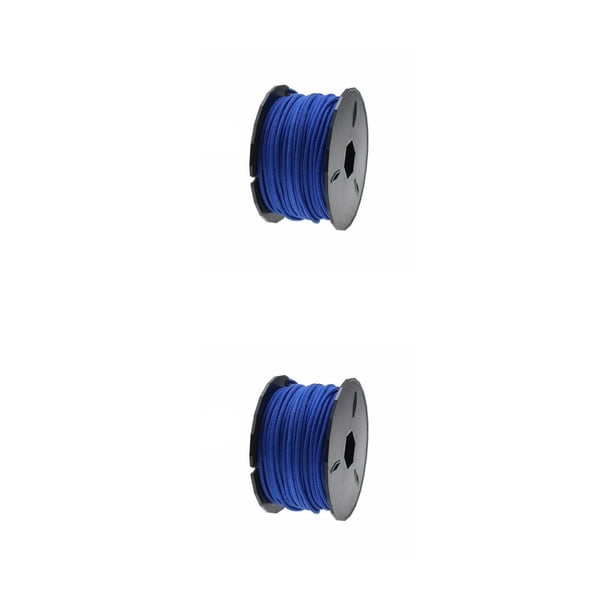 Eigraketly Cordón de seguridad para paracaídas, cuerda para acampar, resistente, 31 m de longitud, multicolor, senderismo, tendedero, kayak, barco, Azul oscuro 2piezas Eigraketly CBP583116