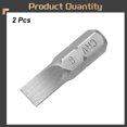 thumbnail image 3 of Uxcell 2pcs 1/4" Hex Shank SL6 Head 1" Length Flat Head Screwdriver Bit, 3 of 6