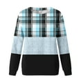 thumbnail image 5 of Jienlioq Hauts pour Femmes Mode Décontractée Manches Longues Col Rond Sweat Imprimé Blouse, 5 of 5