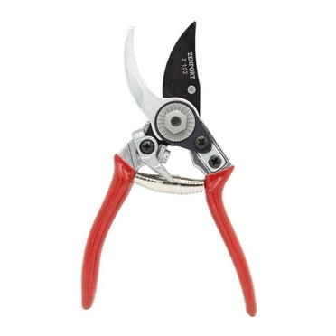 Zenport Z102 Swiss Style Hand Pruner, 0.8-Inch Cut, Die Cast Steel, 7-Inch