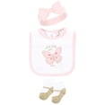 thumbnail image 3 of Hudson Baby Infant Girl Cotton Layette Set, Gold Pastel Butterfly, 3-6 Months, 3 of 3