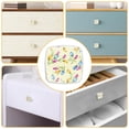 thumbnail image 5 of 4 Pieces Set Drawer Pulls Handle Square Wardrobe Cabinet Knobs with Stainless Steel Screws Furniture Kitchen Decor, 5 of 5