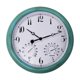 thumbnail image 2 of Reloj de exterior de estilo retro, con termómetro, higrómetro, reloj de pared redondo decorativo impermeable para jardín, piscina, valla, invernadero perfecl reloj de pared al aire libre, 2 of 8