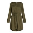 thumbnail image 4 of Time and Tru Women's and Women's Plus Utility Shirtdress with Long-Sleeves, Sizes XS-4X, 4 of 4