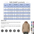 thumbnail image 3 of Trgacdwlo Mens Hoodies Solid Color Long Sleeve Mens Hooded Sweatshirts Workout Fall Winter Mens Pullover Shirts with Pocket Pink XL, 3 of 6