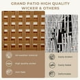 thumbnail image 4 of Grand Patio Bromma 4-Piece Steel Outdoor Conversation Sets with Beige Cushions, 4 of 8