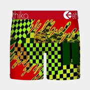 Ethika Men’s Mid Boxer Brief, 4-Way Stretch Performance Underwear - Prepare For War (AST, S)