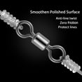 thumbnail image 4 of Dr.Fish Fishing Rolling Swivel Barrel Terminal Rig Connector #5 71Lbs(pack of 50), 4 of 7