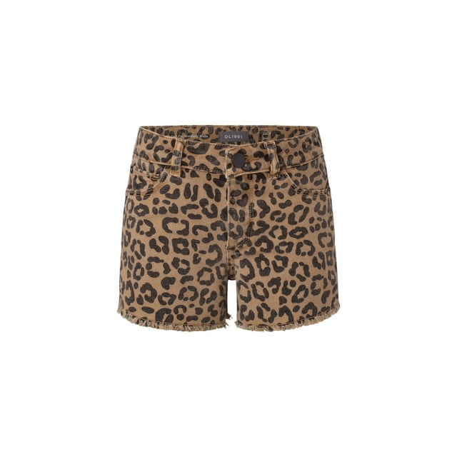 DL1961 Filles Lucy Short en Jean Léopard de Défilé ( 2 )