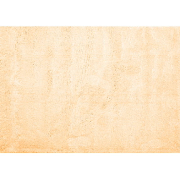 Ahgly Company Indoor Rectangle Solid Orange Modern Area Rugs, 5' x 8'