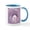White/Blue Inside, variant on CafePress - Happy Easter Mug - 11 oz Ceramic Mug - Novelty Coffee Tea Cup