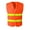 Beige, variant on Men's Reflective Safety Vest Construction Site Workwear High Visibility Night Time Gear Polyester Spandex Knit Pique Free Size Outdoor Vest