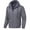 Dark Gray, variant on Men's Fleece Winter Coat Warm Sweatshirts Zip Up Hoodie Heavyweight Sherpa Lined Fall Winter Jacket Deep Gray XL