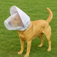 thumbnail image 6 of HONGLIN Adjustable Dog Hood, Breathable Mesh Head Cover for Small to Medium Dogs, Protective Dog Face Mask for Foraging and Outdoor, L, Black, 6 of 7
