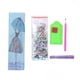 thumbnail image 4 of Bewildely Marcapáginas con pintura de diamantes 5D DIY, decoración de borlas de cuero, marca de libro para el Día de San Valentín, graduación, Artesanía Chica Bewildely HA003279-05, 4 of 6