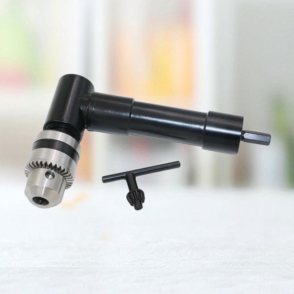 Phenofice Drill Attachment Adapter Black 90 Degree Angle Bend for Electric and Cordless Right Angle Drills