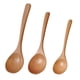 thumbnail image 1 of 3 cucharas de madera duraderas de mango largo para sopa y gachas de avena para el hogar., 1 of 6