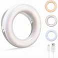 thumbnail image 3 of QUEST -Portable Selfie Ring Light Rechargeable Clip-On Indoor Selfie General Purpose, 3 of 6
